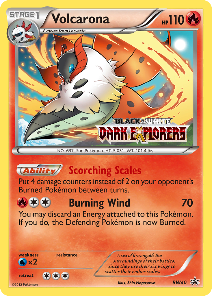 Volcarona (BW40) [Black & White: Black Star Promos] | Odin's Place