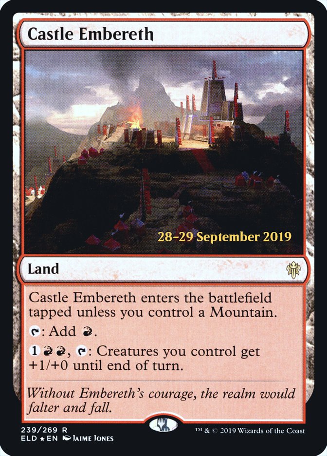 Castle Embereth [Throne of Eldraine Prerelease Promos] | Odin's Place