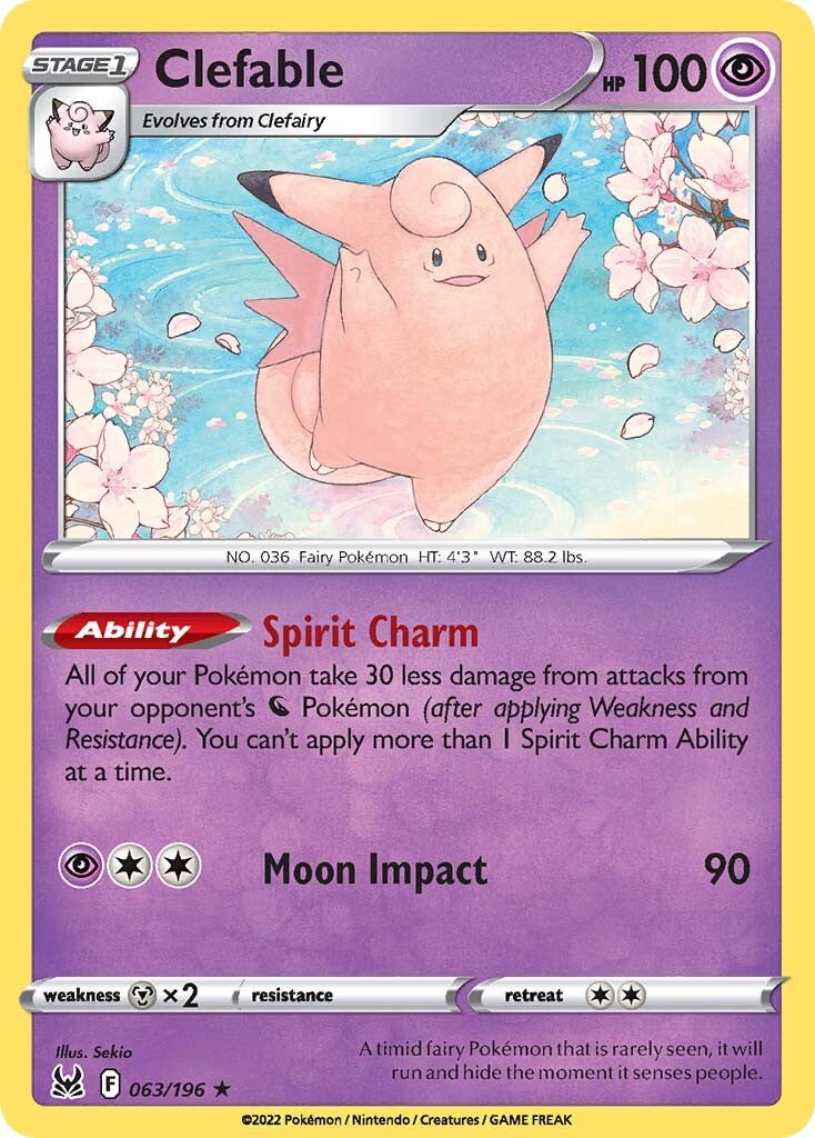 Clefable (063/196) [Sword & Shield: Lost Origin] | Odin's Place