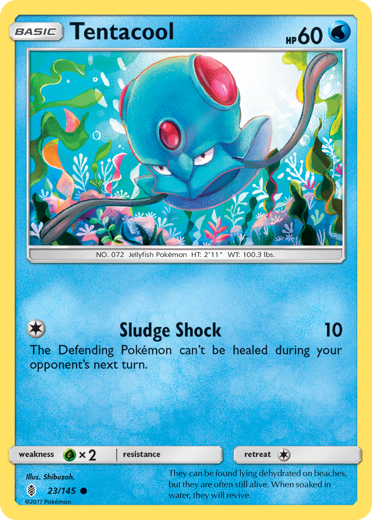 Tentacool (23/145) [Sun & Moon: Guardians Rising] | Odin's Place