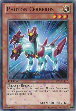 Photon Cerberus [SP13-EN012] Starfoil Rare | Odin's Place