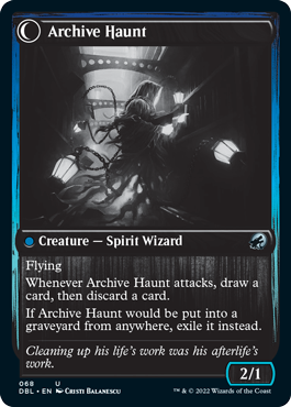 Overwhelmed Archivist // Archive Haunt [Innistrad: Double Feature] | Odin's Place