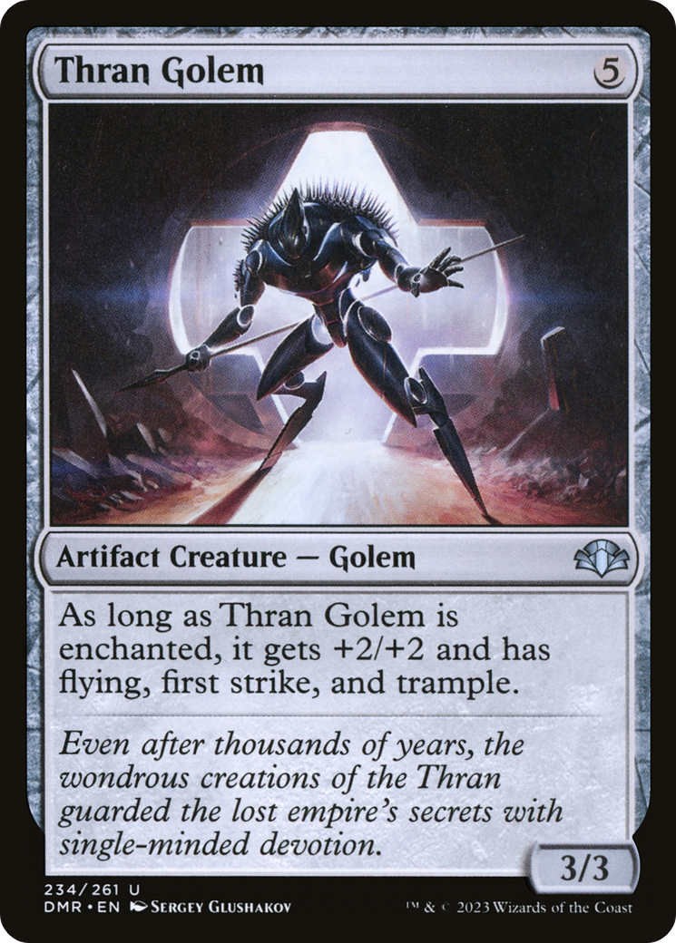 Thran Golem [Dominaria Remastered] | Odin's Place