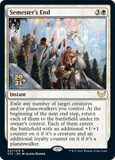 Semester's End [Strixhaven: School of Mages Prerelease Promos] | Odin's Place