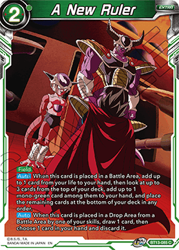 A New Ruler (Common) (BT13-085) [Supreme Rivalry] | Odin's Place