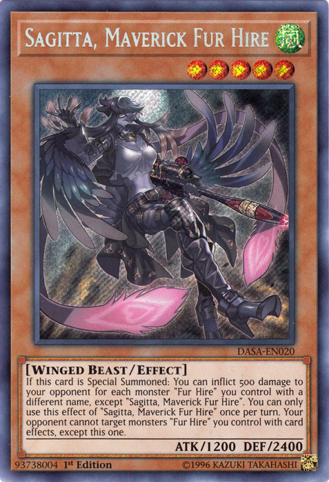 Sagitta, Maverick Fur Hire [DASA-EN020] Secret Rare | Odin's Place