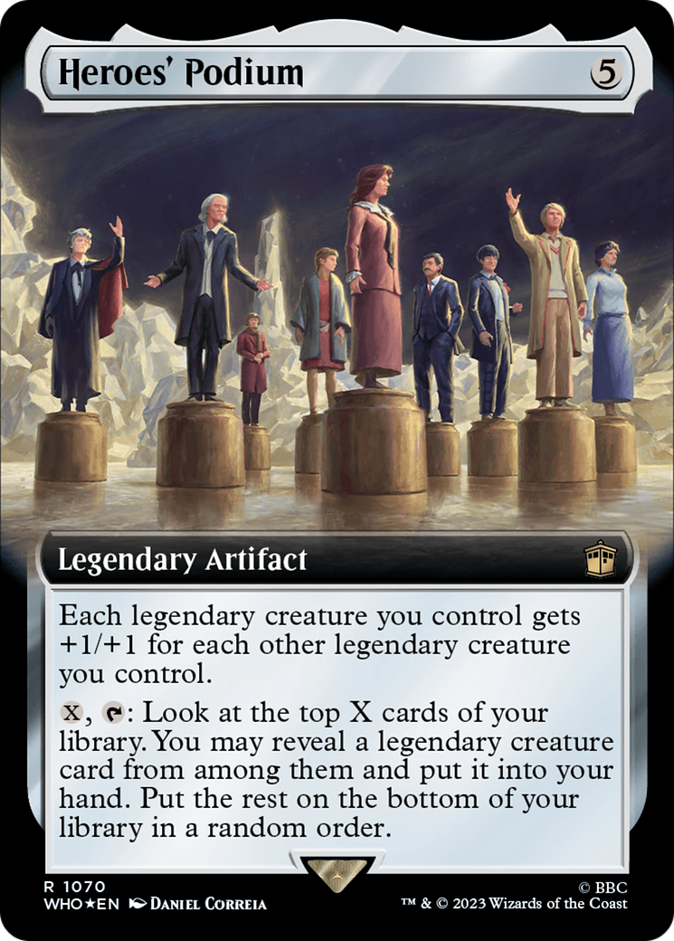 Heroes' Podium (Extended Art) (Surge Foil) [Doctor Who] | Odin's Place