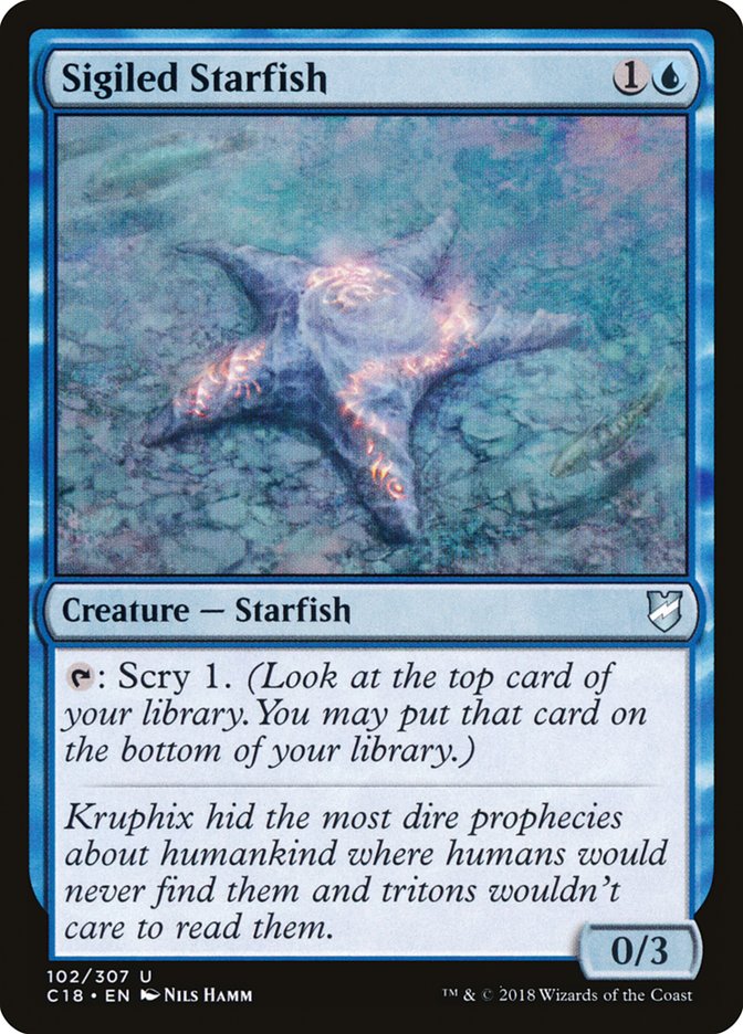 Sigiled Starfish (102) [Commander 2018] | Odin's Place