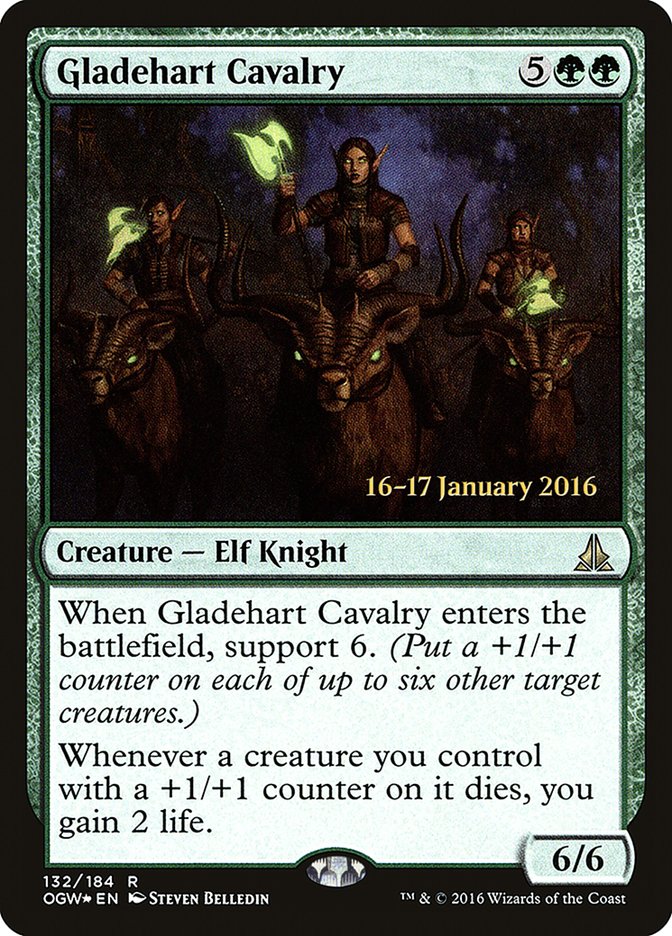 Gladehart Cavalry (132) [Oath of the Gatewatch Prerelease Promos] | Odin's Place