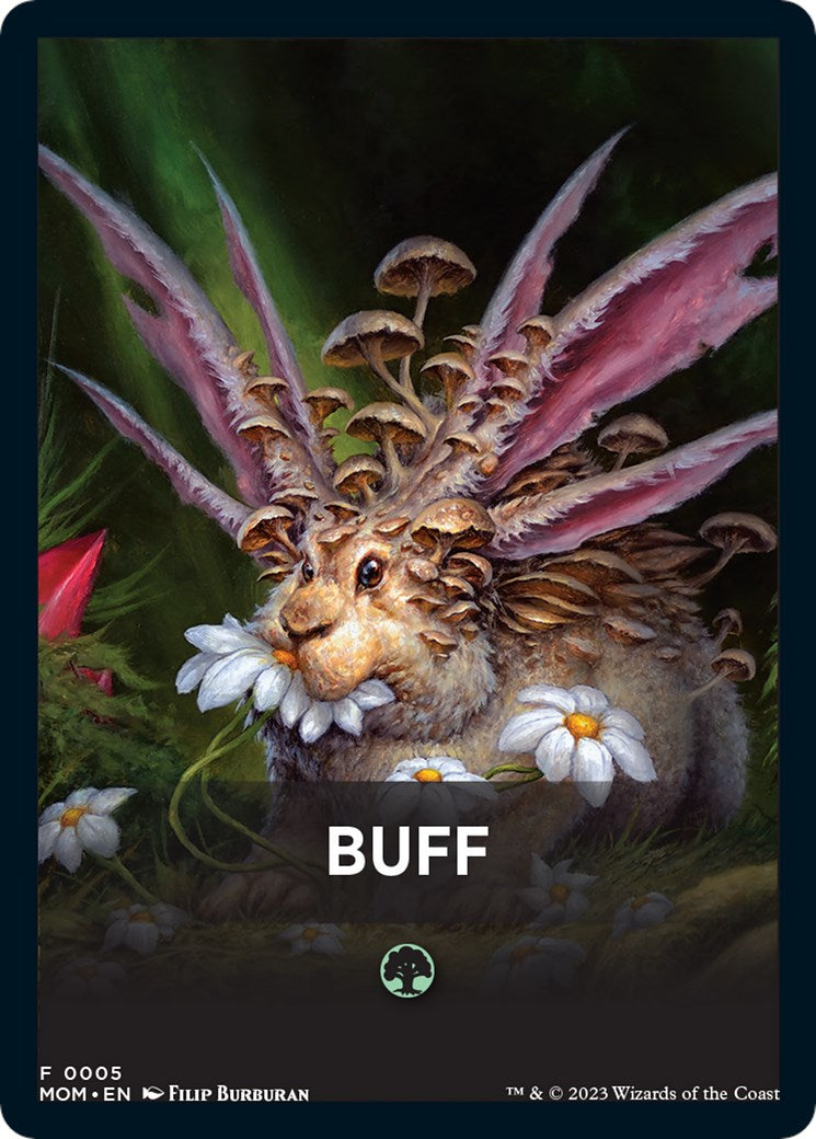 Buff Theme Card [March of the Machine Tokens] | Odin's Place