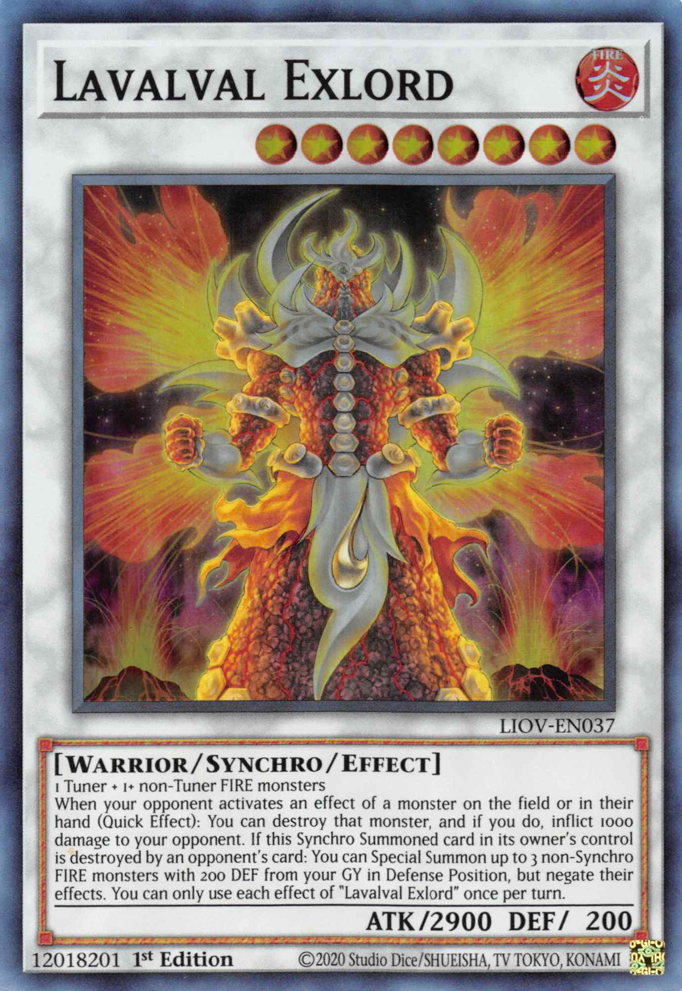 Lavalval Exlord [LIOV-EN037] Super Rare | Odin's Place