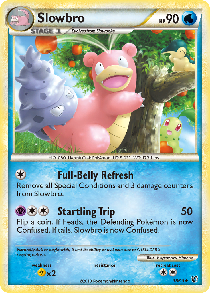 Slowbro (38/90) [HeartGold & SoulSilver: Undaunted] | Odin's Place