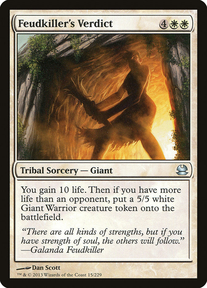 Feudkiller's Verdict (15) [Modern Masters] | Odin's Place
