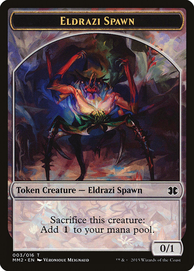 Eldrazi Spawn Token (003/016) [Modern Masters 2015 Tokens] | Odin's Place