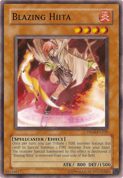 Blazing Hiita [DR04-EN208] Common | Odin's Place