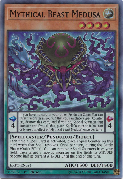 Mythical Beast Medusa [EXFO-EN024] Super Rare | Odin's Place