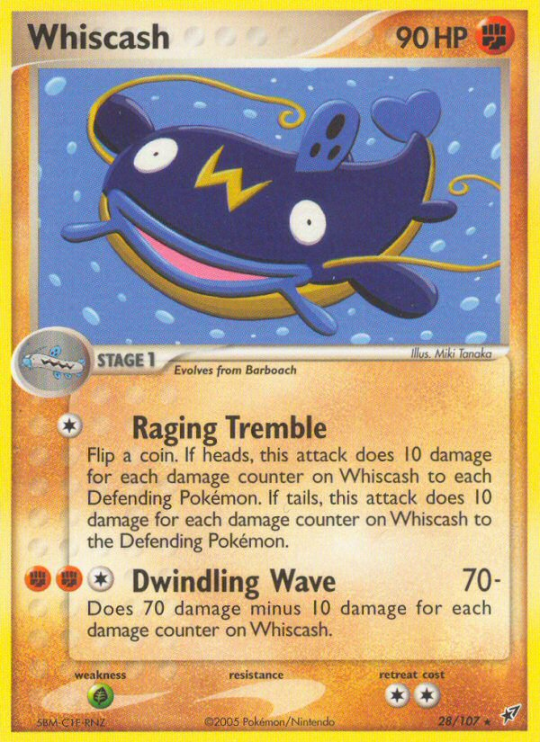 Whiscash (28/107) [EX: Deoxys] | Odin's Place