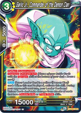 Garlic Jr., Commander of the Demon Clan (BT11-105) [Vermilion Bloodline] | Odin's Place