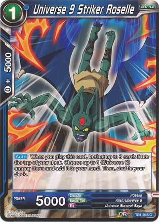 Universe 9 Striker Roselle (TB1-045) [The Tournament of Power] | Odin's Place