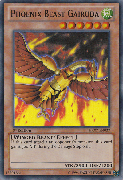 Phoenix Beast Gairuda [HA07-EN033] Super Rare | Odin's Place