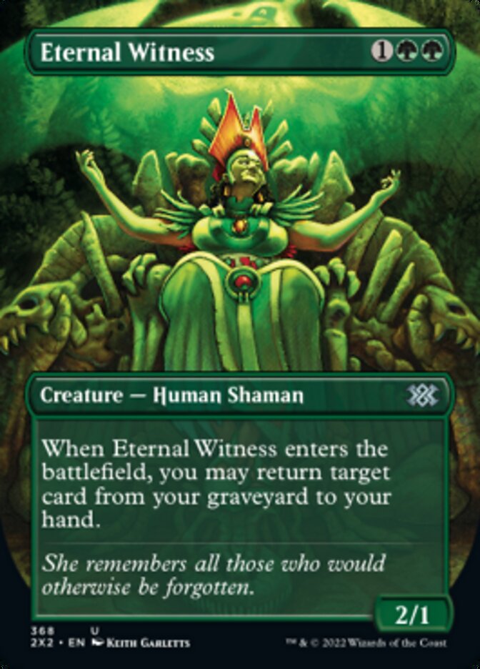 Eternal Witness (Borderless Alternate Art) [Double Masters 2022] | Odin's Place
