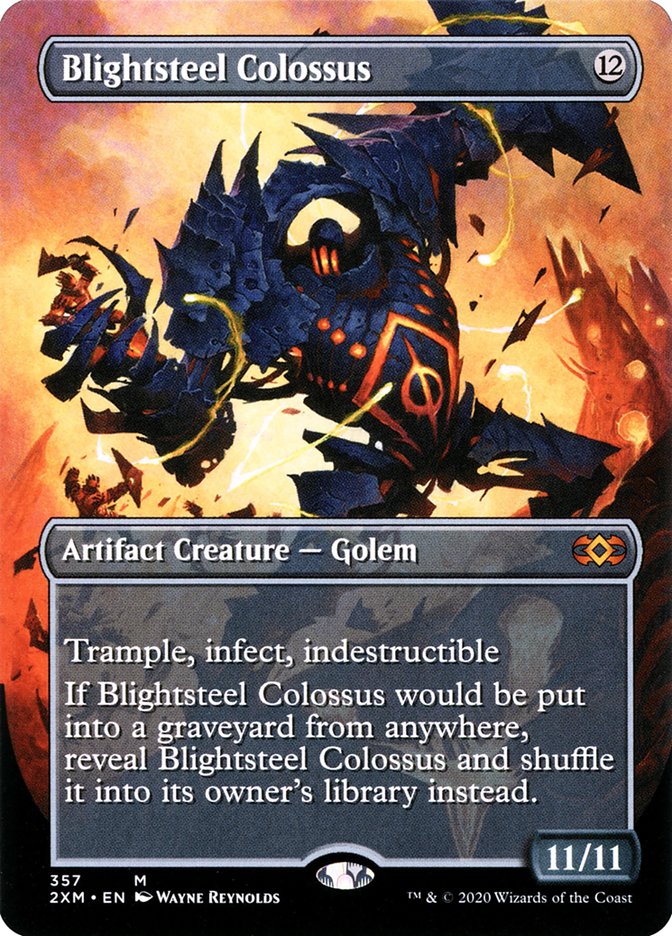 Blightsteel Colossus (Toppers) [Double Masters] | Odin's Place