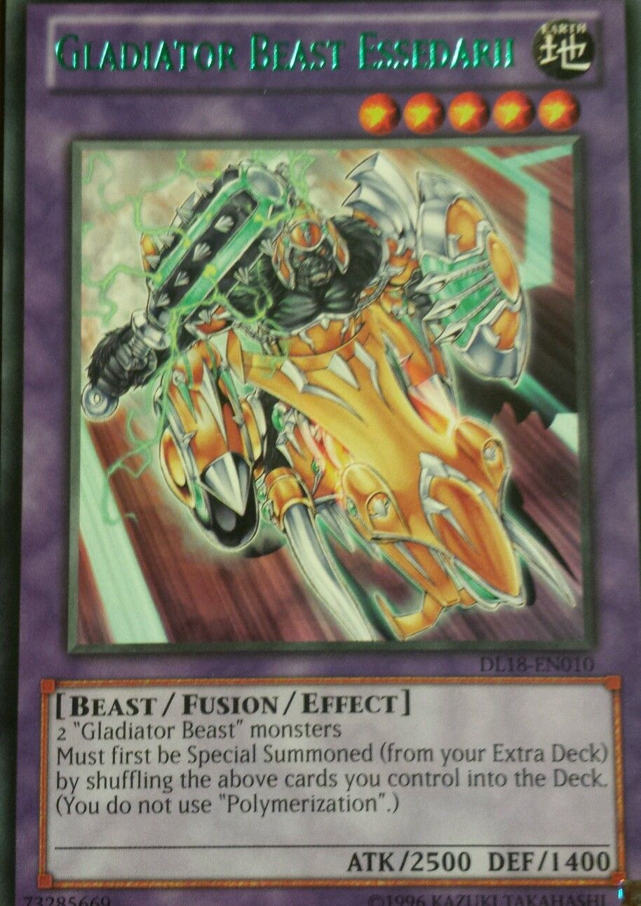 Gladiator Beast Essedarii (Green) [DL18-EN010] Rare | Odin's Place