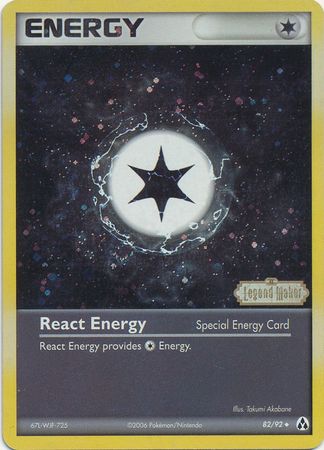 React Energy (82/92) (Stamped) [EX: Legend Maker] | Odin's Place