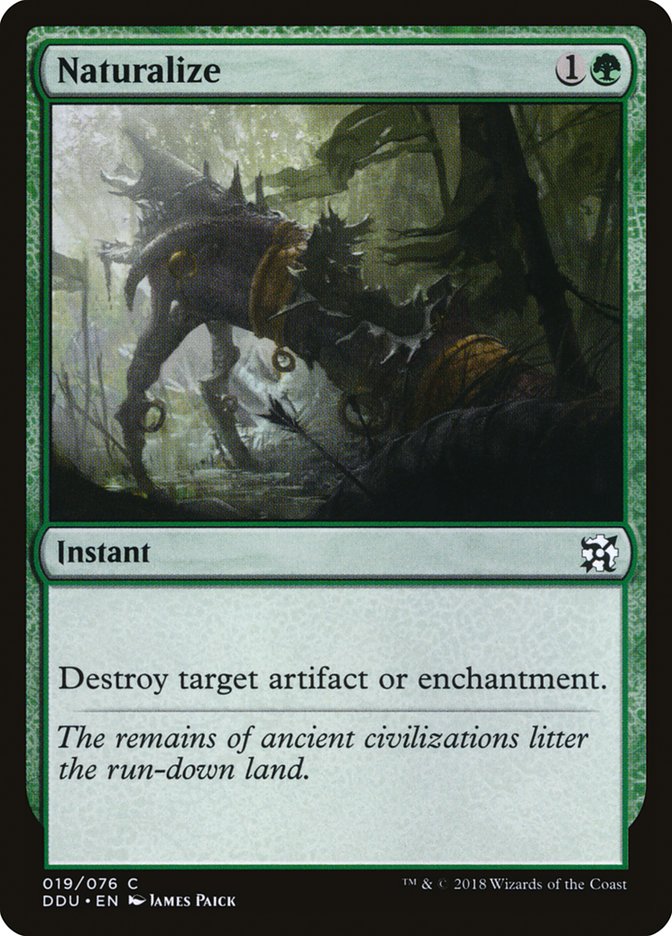 Naturalize (19) [Duel Decks: Elves vs. Inventors] | Odin's Place