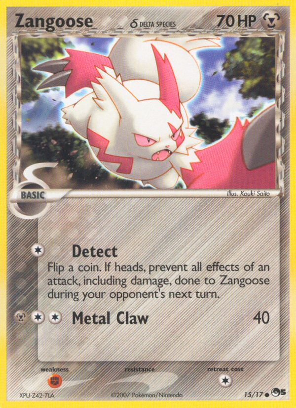 Zangoose (15/17) (Delta Species) [POP Series 5] | Odin's Place