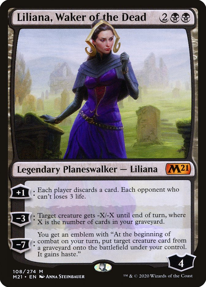 Liliana, Waker of the Dead [Core Set 2021] | Odin's Place