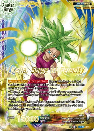 Kefla // Kefla, Surge of Ferocity (Gold Stamped) (P-184) [Mythic Booster] | Odin's Place