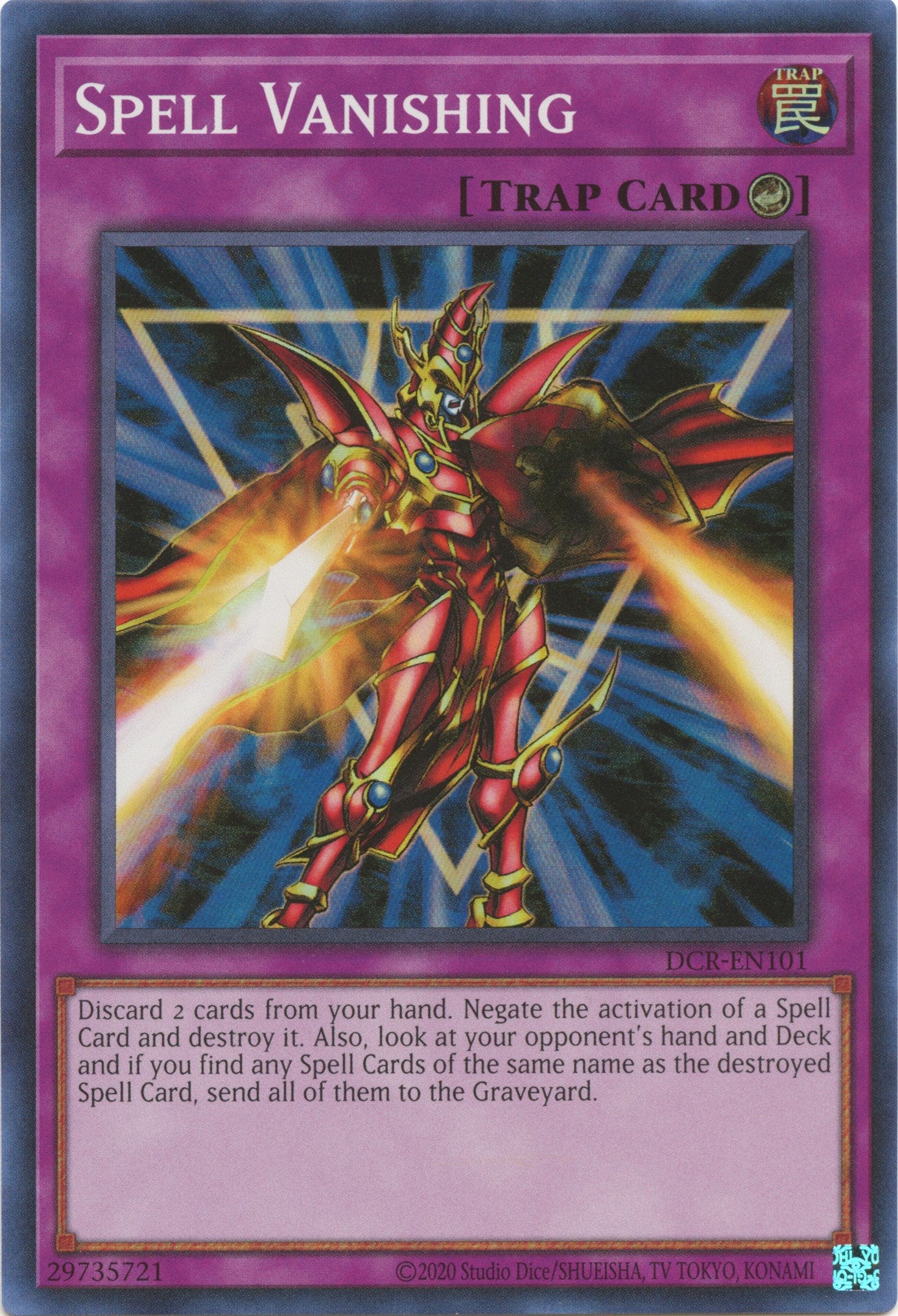 Spell Vanishing (25th Anniversary) [DCR-EN101] Super Rare | Odin's Place