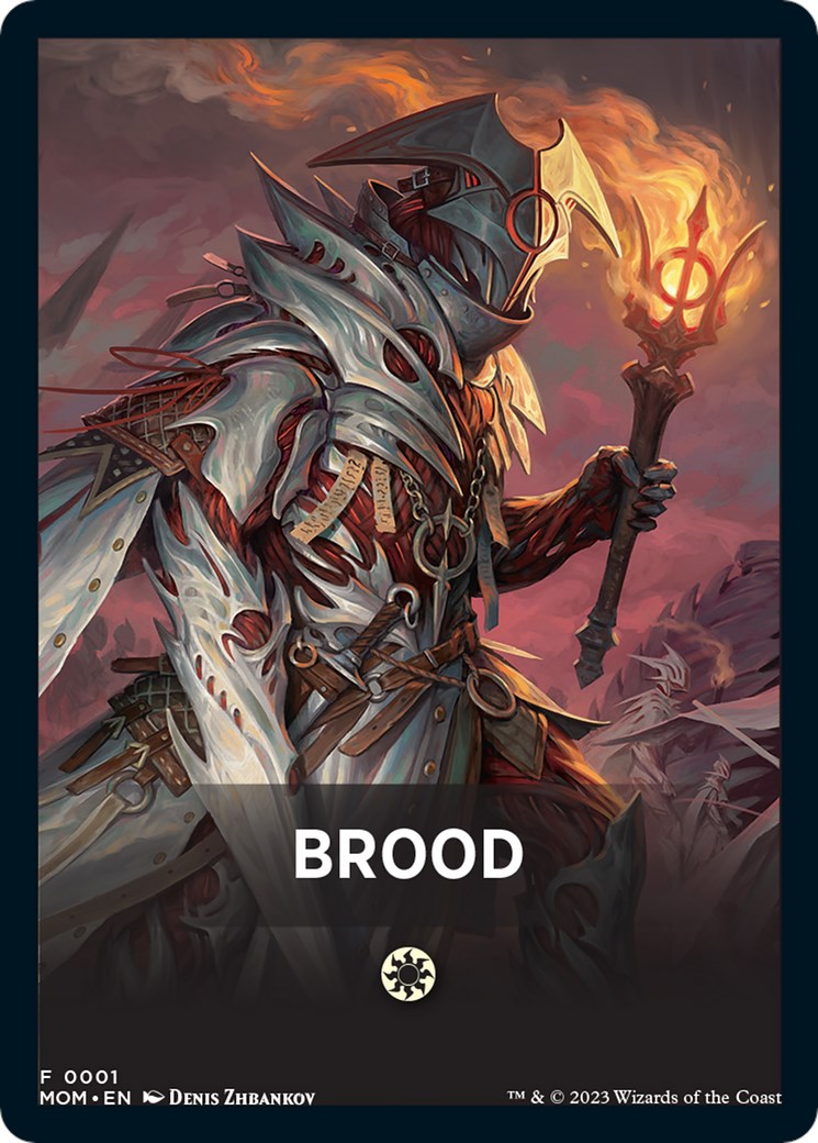 Brood Theme Card [March of the Machine Tokens] | Odin's Place