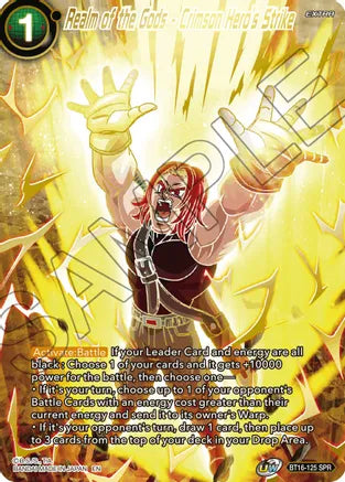 Realm of the Gods - Crimson Hero's Strike (SPR) (BT16-125) [Realm of the Gods] | Odin's Place