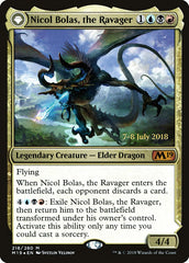 Nicol Bolas, the Ravager // Nicol Bolas, the Arisen [Core Set 2019 Prerelease Promos] | Odin's Place