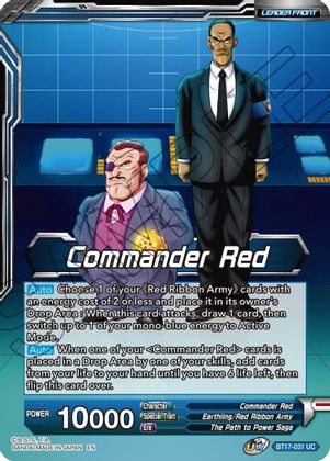 Commander Red // Red Ribbon Robot, Seeking World Conquest (BT17-031) [Ultimate Squad] | Odin's Place