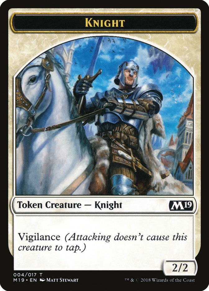Knight Token (4) [Core Set 2019 Tokens] | Odin's Place