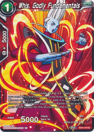Whis, Godly Fundamentals (EX07-03) [Magnificent Collection Fusion Hero] | Odin's Place