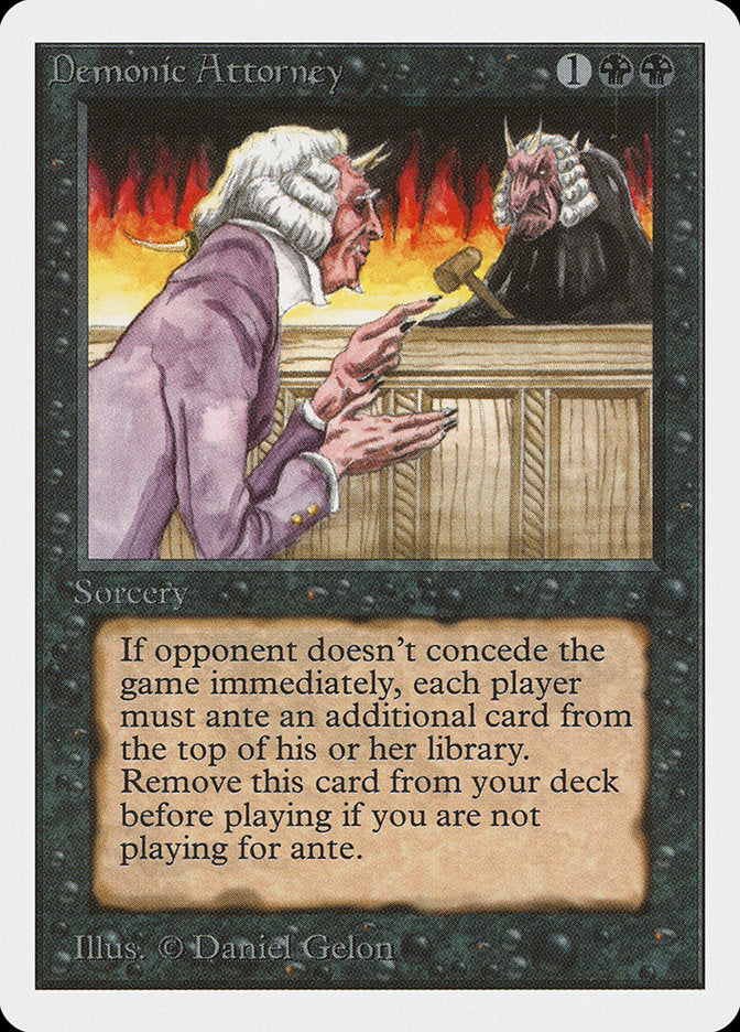 Demonic Attorney (103) [Unlimited Edition] | Odin's Place