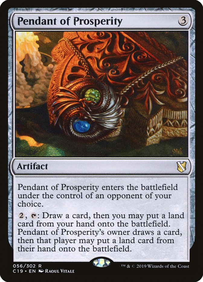 Pendant of Prosperity [Commander 2019] | Odin's Place