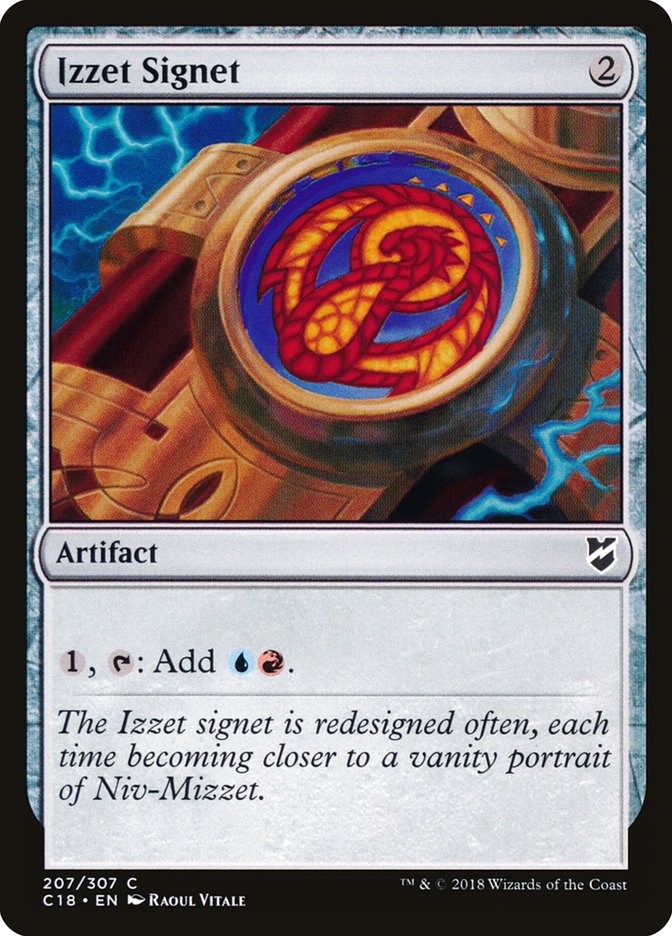 Izzet Signet (207) [Commander 2018] | Odin's Place