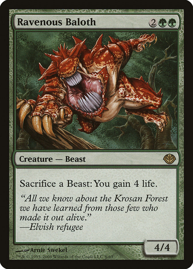 Ravenous Baloth (8) [Duel Decks: Garruk vs. Liliana] | Odin's Place