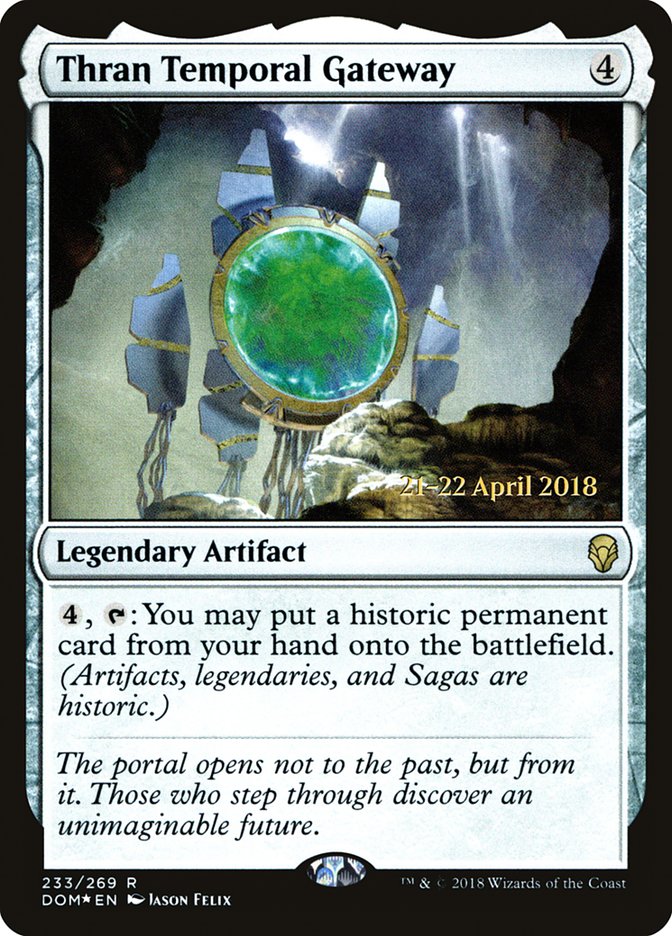 Thran Temporal Gateway (233) [Dominaria Prerelease Promos] | Odin's Place