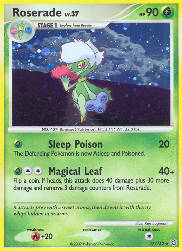 Roserade (17/132) [Diamond & Pearl: Secret Wonders] | Odin's Place