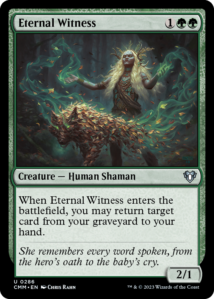 Eternal Witness [Commander Masters] | Odin's Place