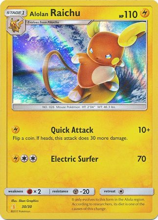 Alolan Raichu (30/30) [Sun & Moon: Trainer Kit - Alolan Raichu] | Odin's Place