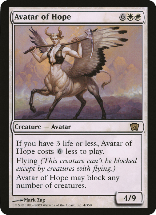 Avatar of Hope (Oversized) [Eighth Edition Box Topper] | Odin's Place