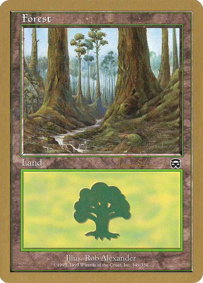 Forest (jt349) (Jan Tomcani) [World Championship Decks 2001] | Odin's Place