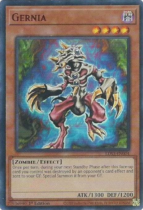 Gernia (Red) [LDS3-EN004] Ultra Rare | Odin's Place